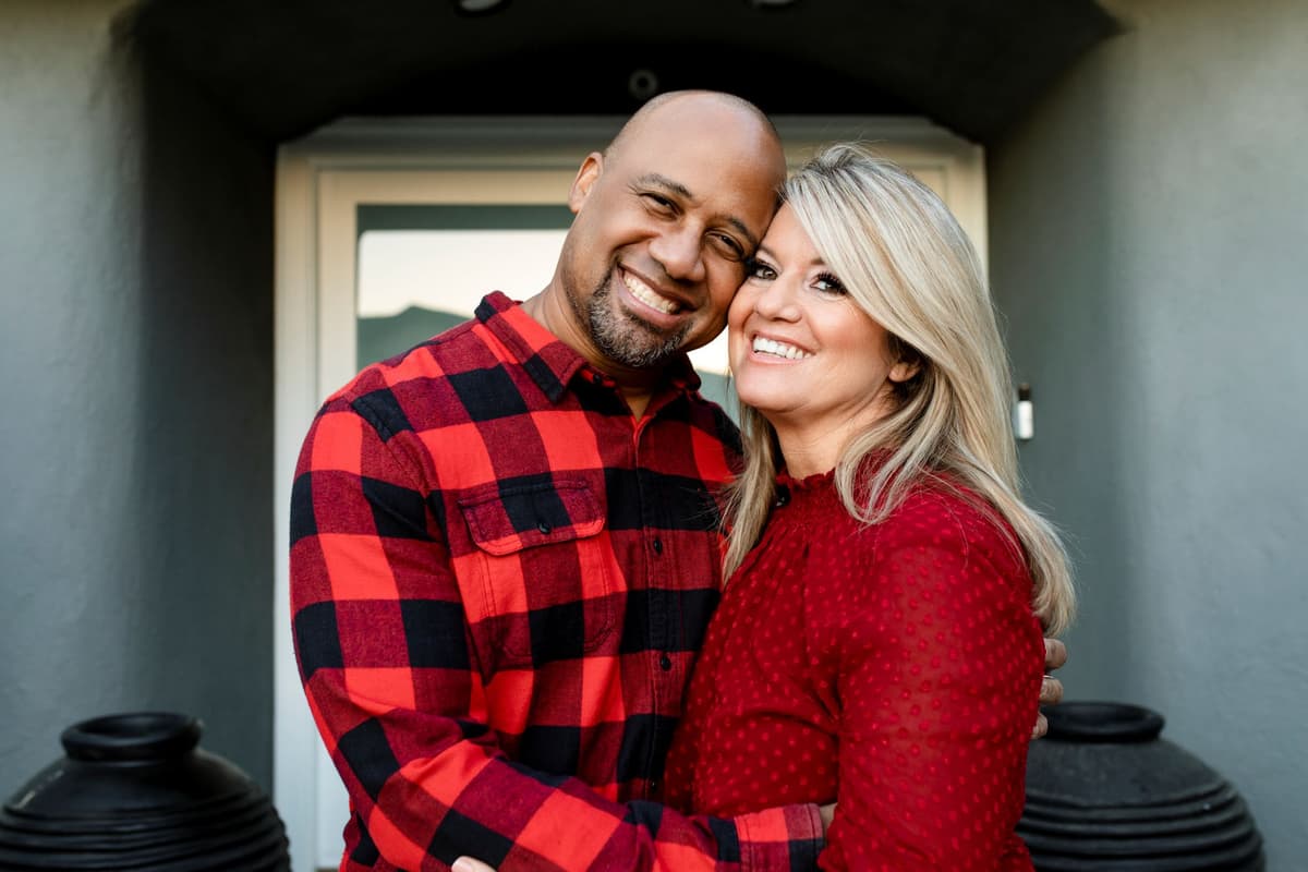 Heterosexual couple with gestational carrier