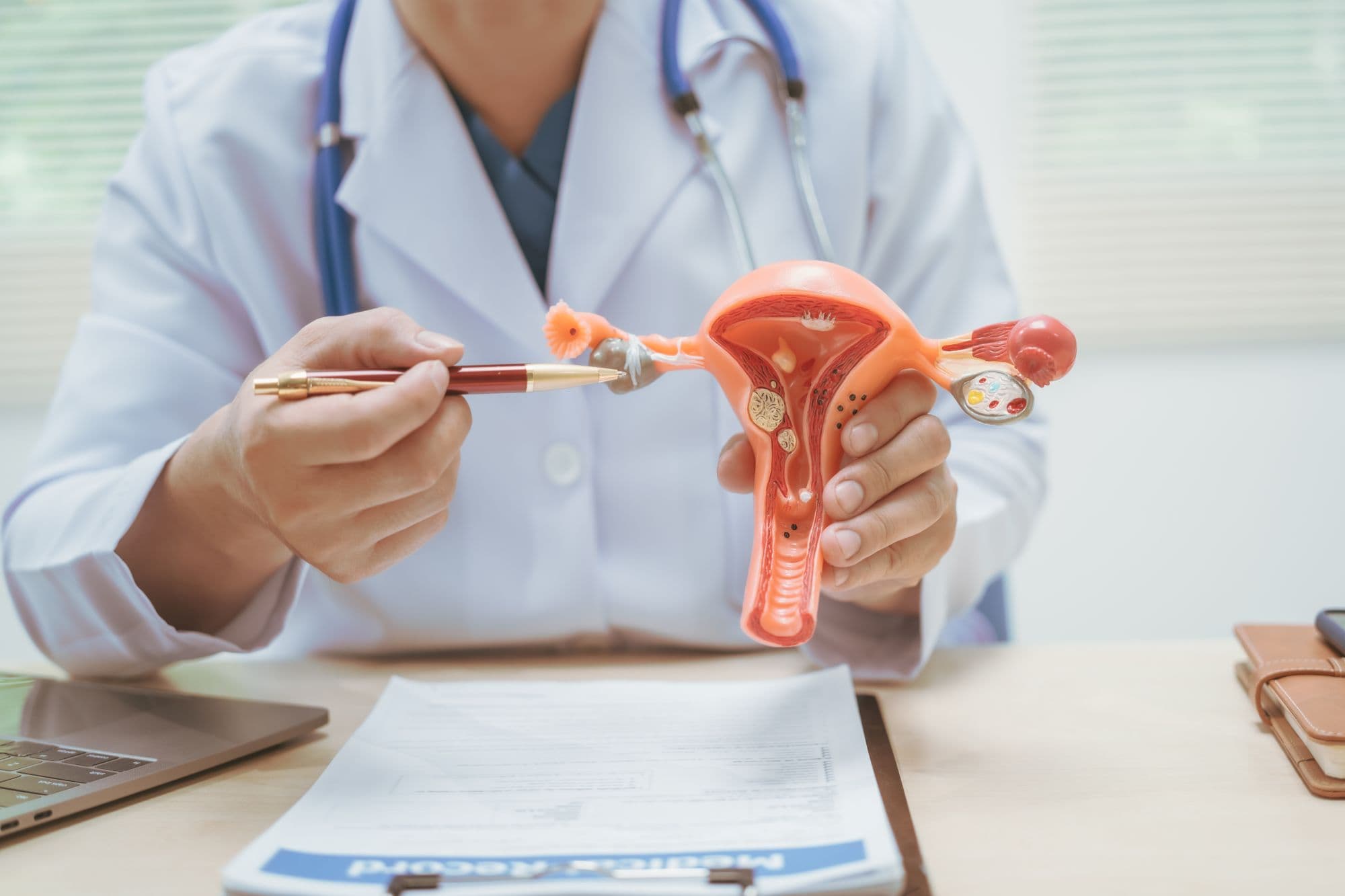 Medical professional performing regenerative therapy